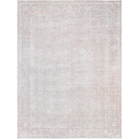 Pasargad Carpets Pasargad Home Vintage Lahore Collection Beige Lamb'S Wool Area Rug- 9 Ft. 0 In. X 12 Ft. 2 In. 52165